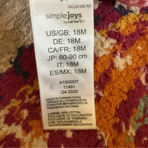 Carter's Set of 3 Baby Rompers- 18m - Picture 8 of 8